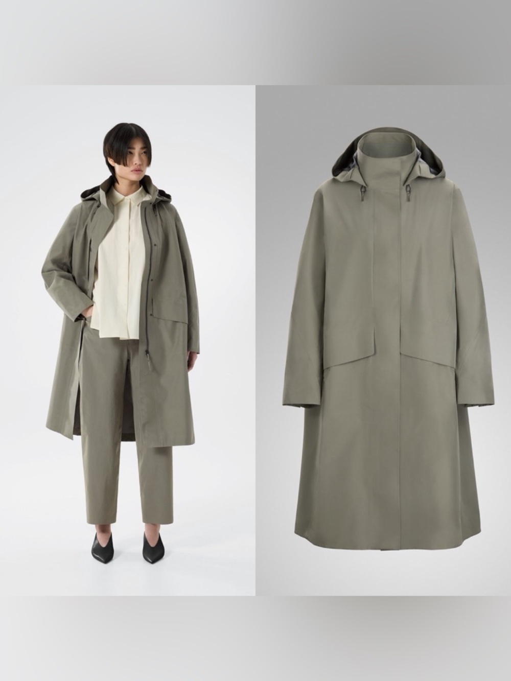 Arc’teryx Veilance Ifora GORE-TEX Waterproof Coat Forage Green Small EUC - Picture 9 of 9